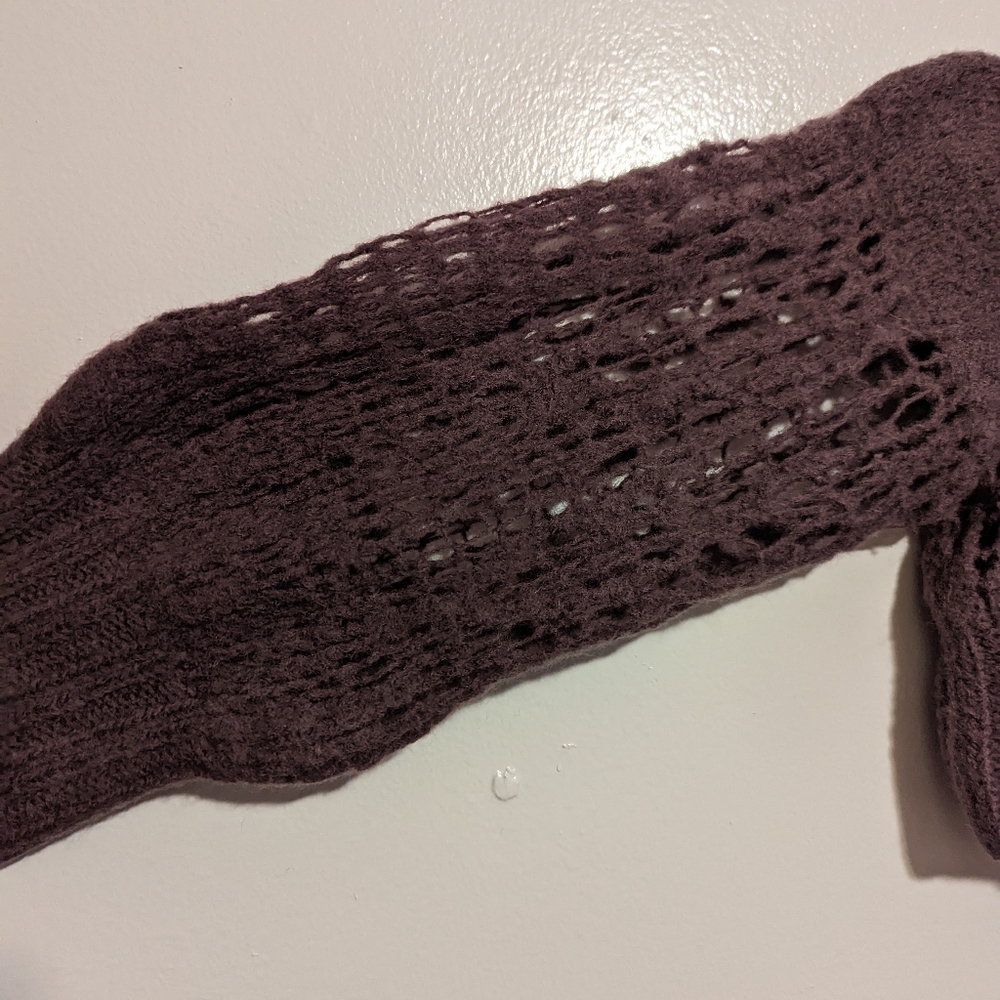 COMME DES GARCONS [Tricot] mauve cropped sweater - Picture 2 of 6